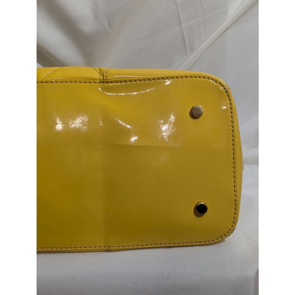 Maxx New York Yellow Quilted Satchel - Picture 12 of 12